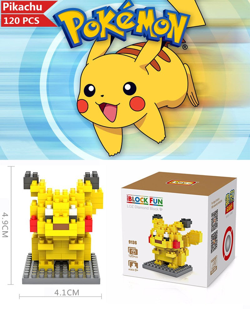 Diamond Blocks Pokemon Pikachu