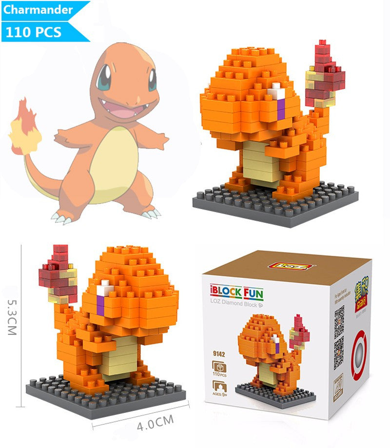 Diamond Blocks Pokemon Pikachu