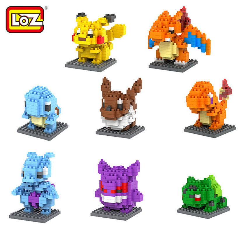 Diamond Blocks Pokemon Pikachu