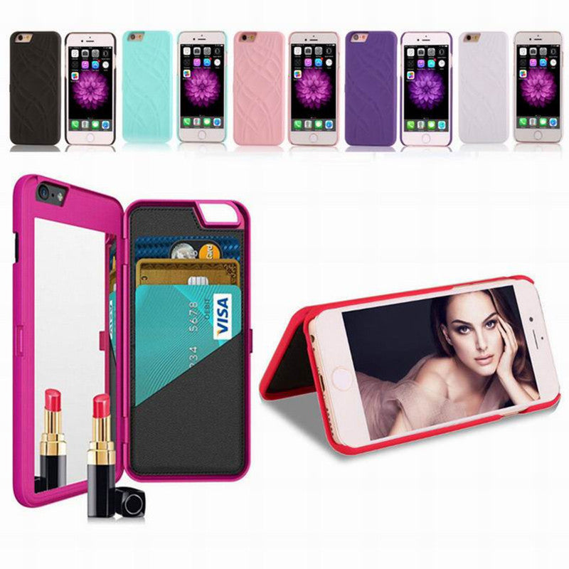 iPhone7 Card Slot /Mirror /Wallet Case